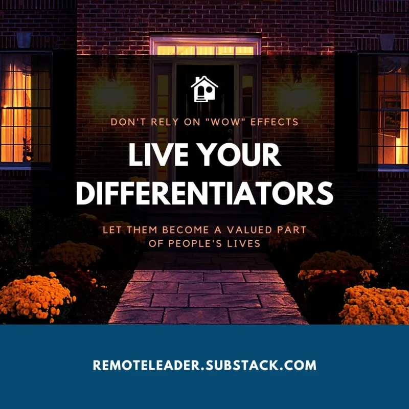 Consistency over wow effects